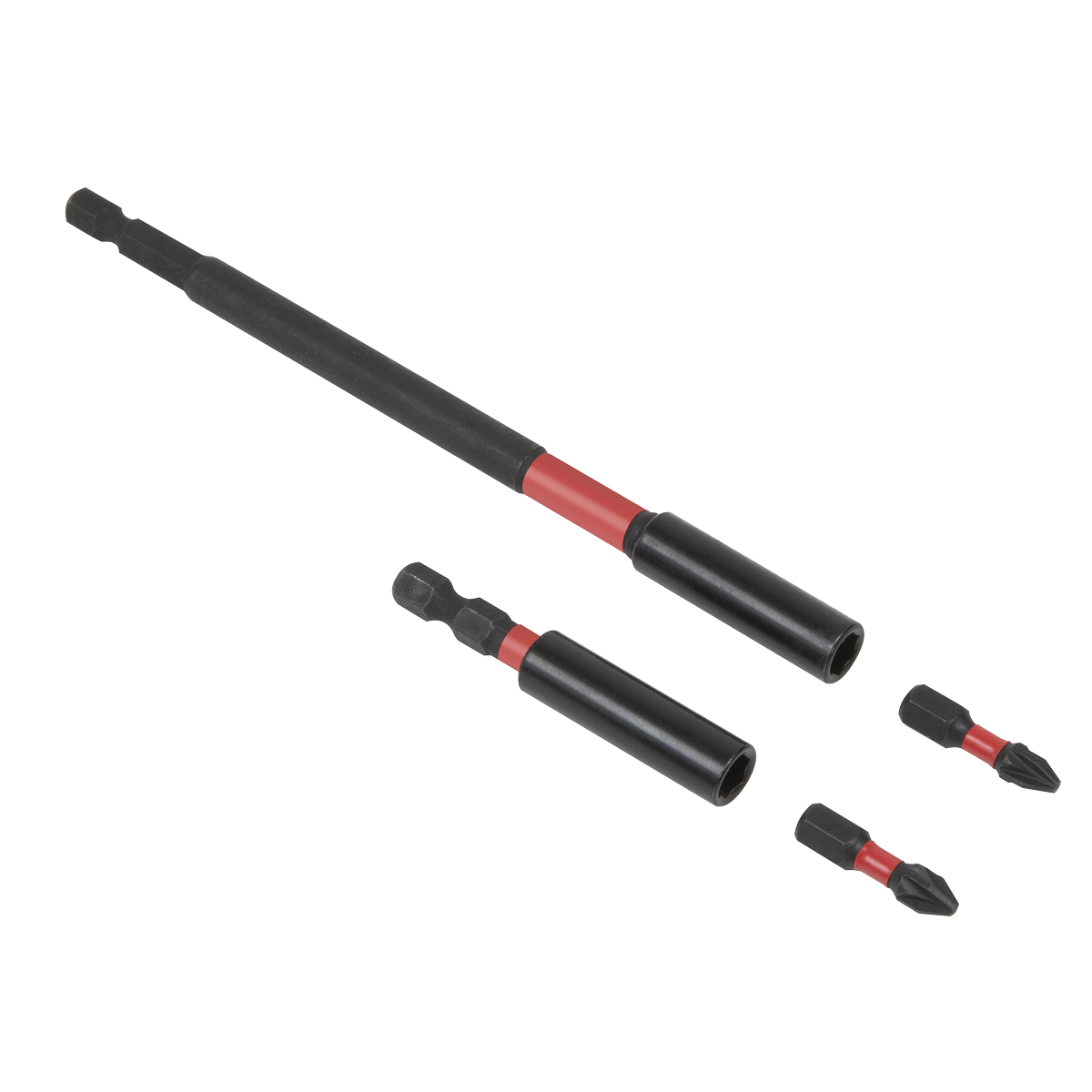 Premier Impact Grade Power Tool Bit Holder Set 4pc