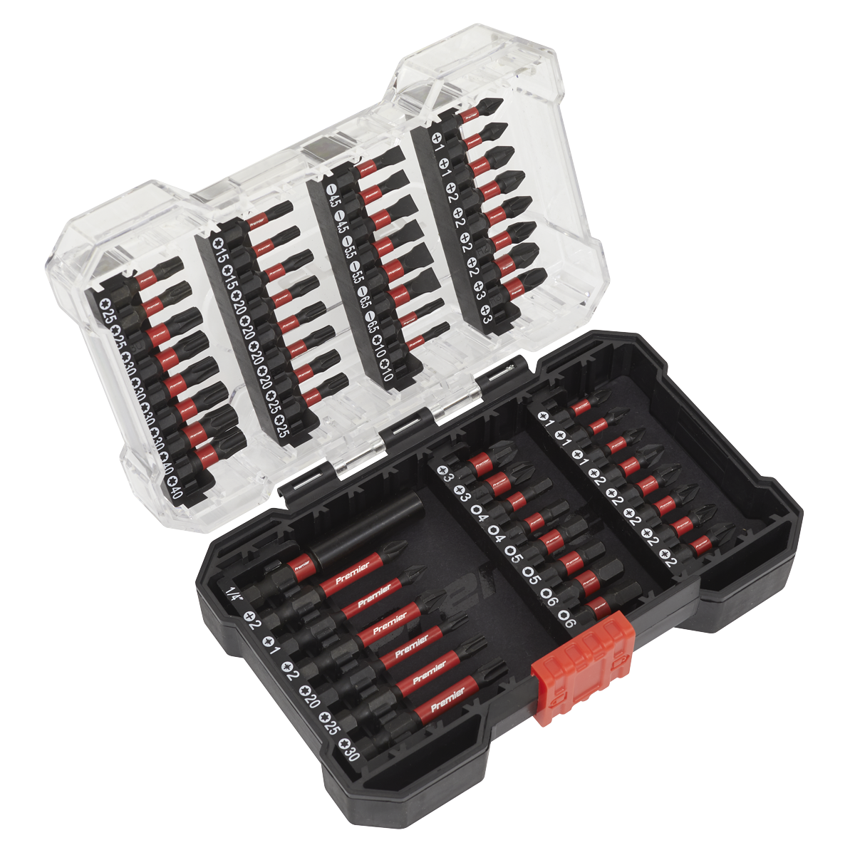Premier Impact Grade Power Tool Bit Set 55pc