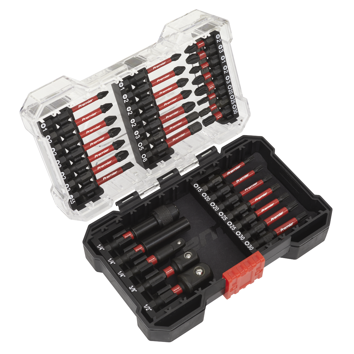 Impact Grade Power Tool Bit Set 34pc