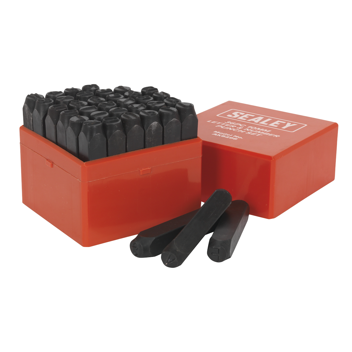 Letter & Number Punch Set 10mm 36pc