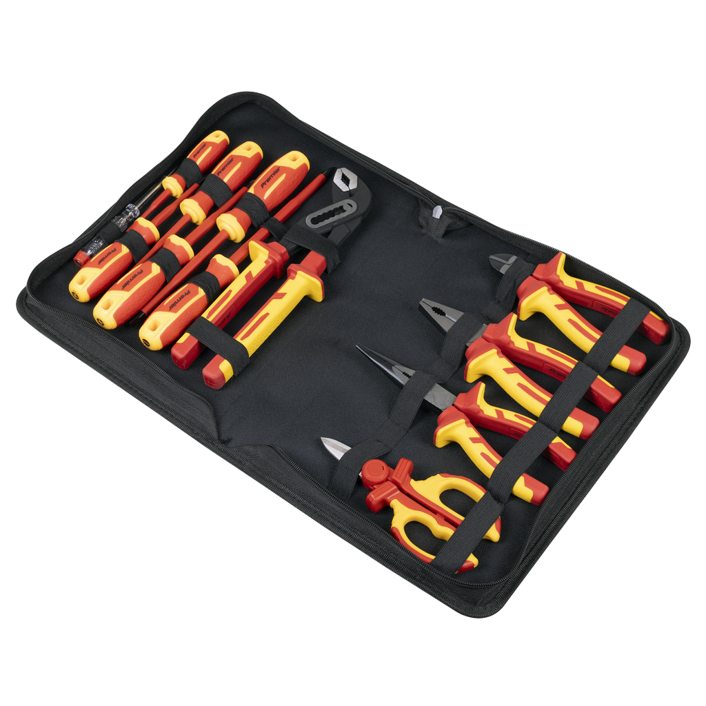Screwdriver, Pliers & Scissor Set 12pc - VDE Approved