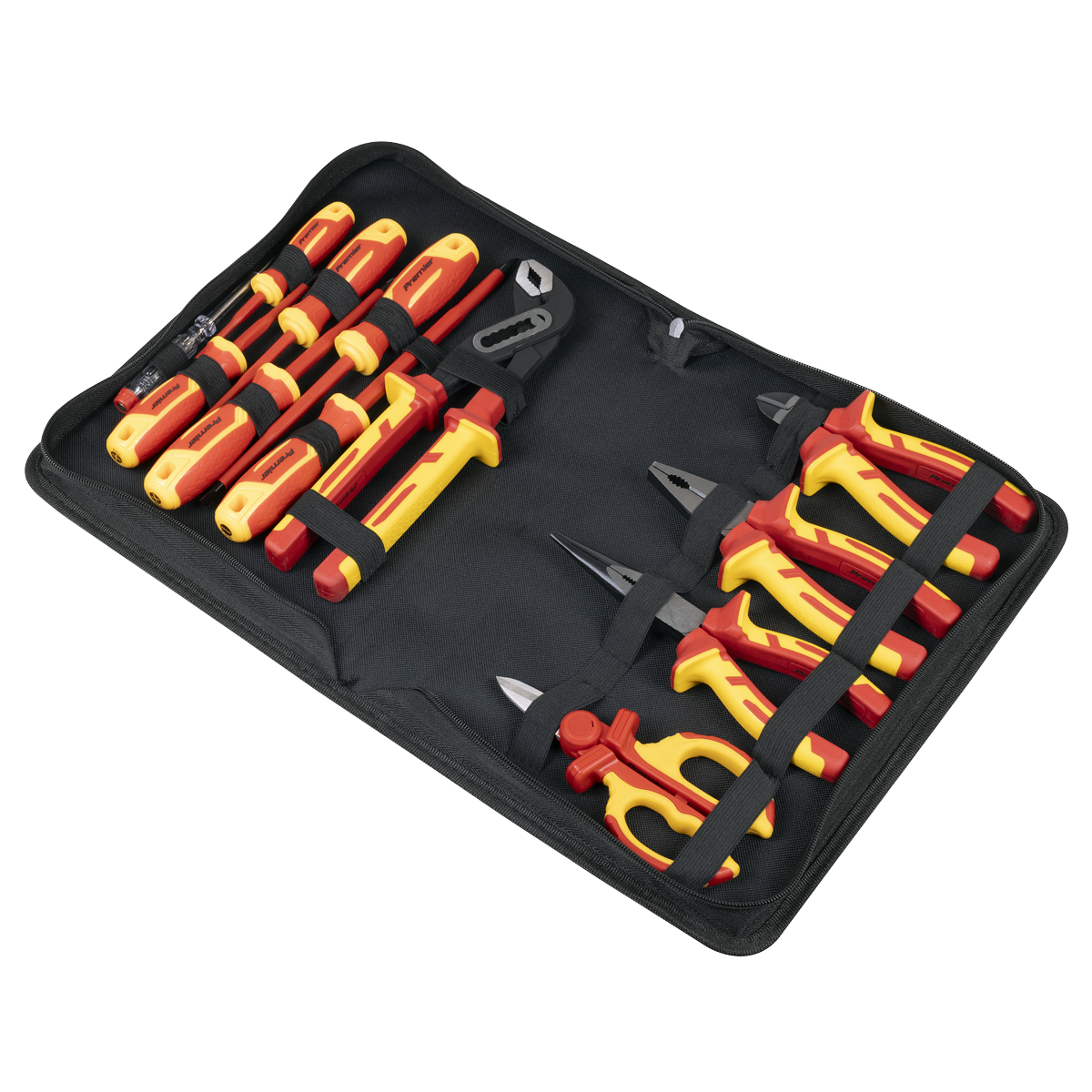 Screwdriver, Pliers & Scissor Set 12pc - VDE Approved
