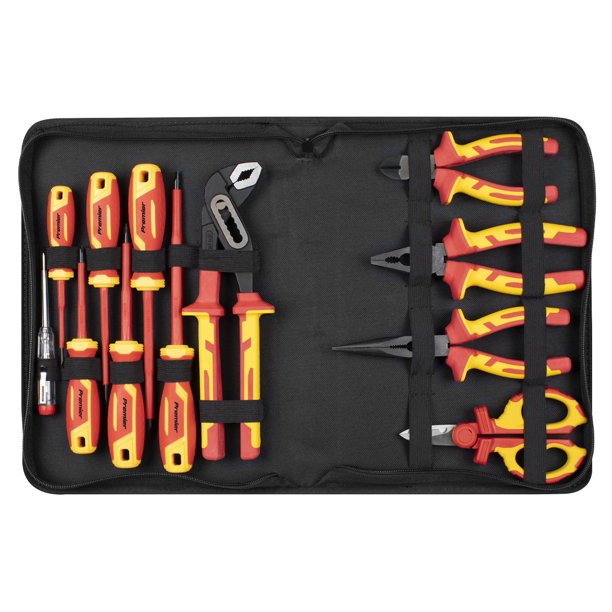 Screwdriver, Pliers & Scissor Set 12pc - VDE Approved