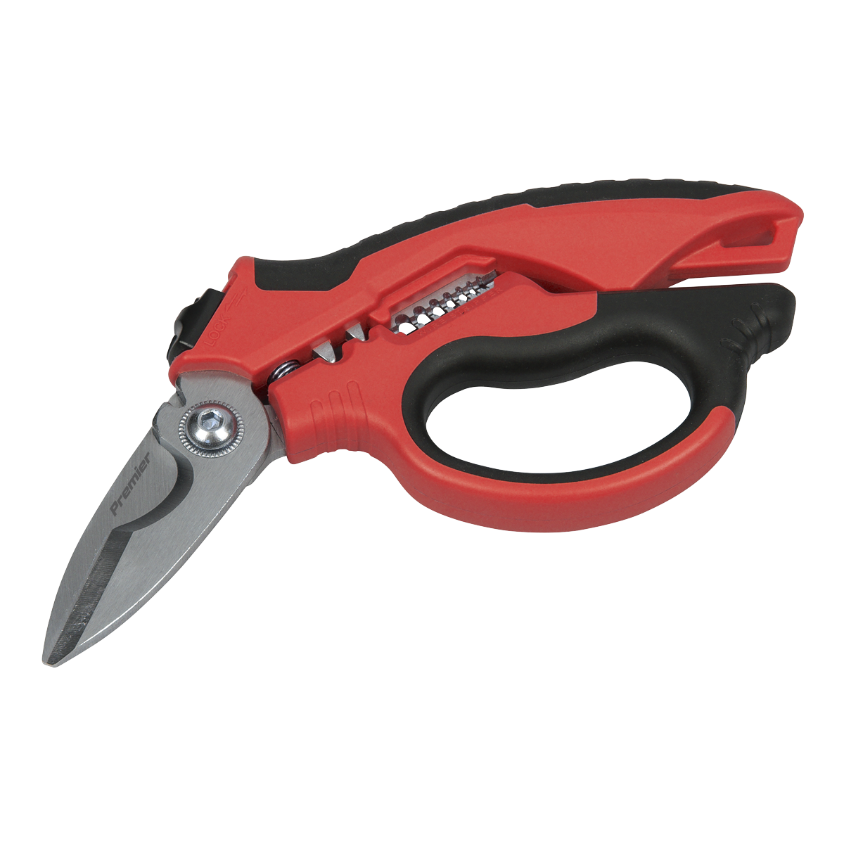 Heavy-Duty Electrician's Angled Shears 200mm 3-In-1