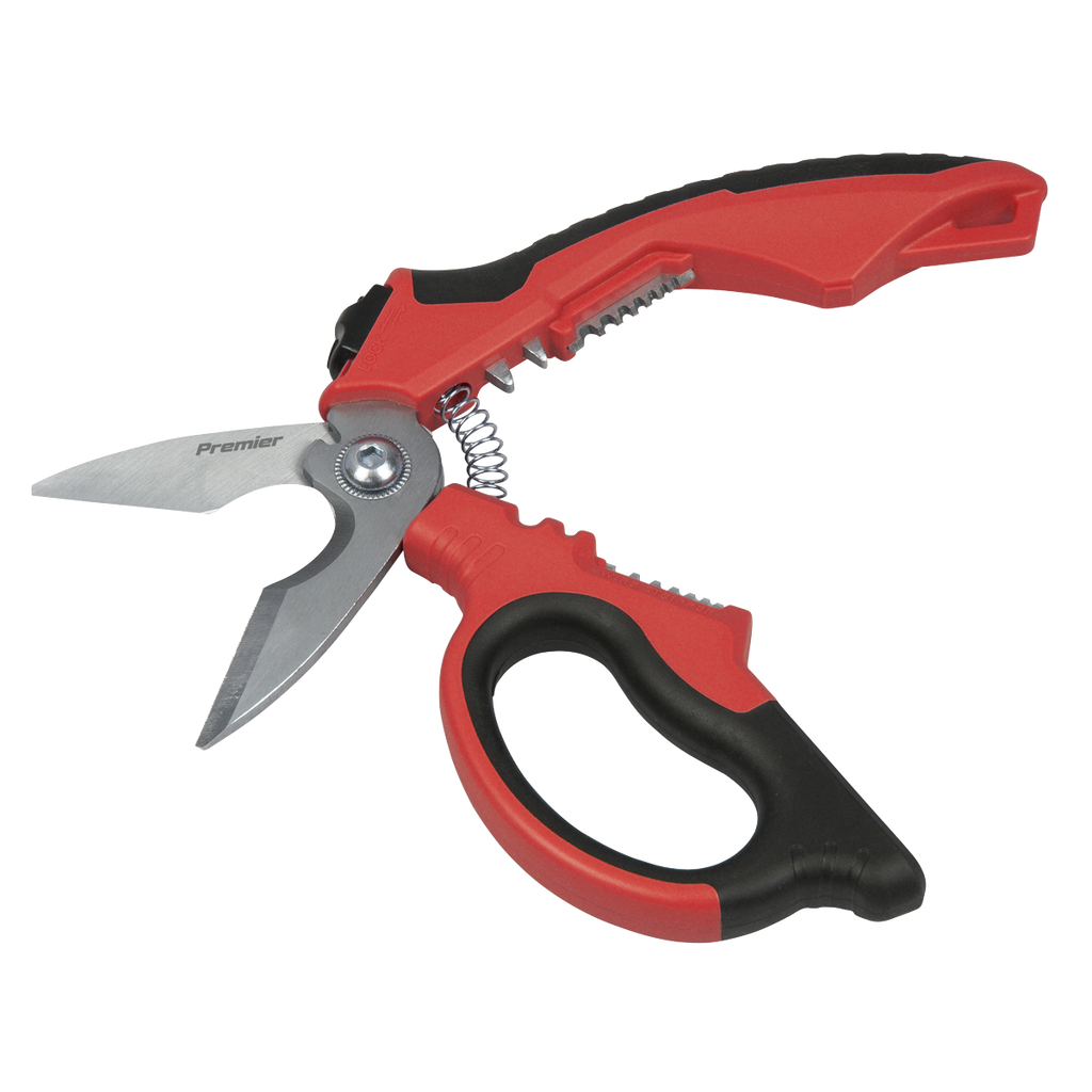 Heavy-Duty Electrician's Angled Shears 200mm 3-In-1
