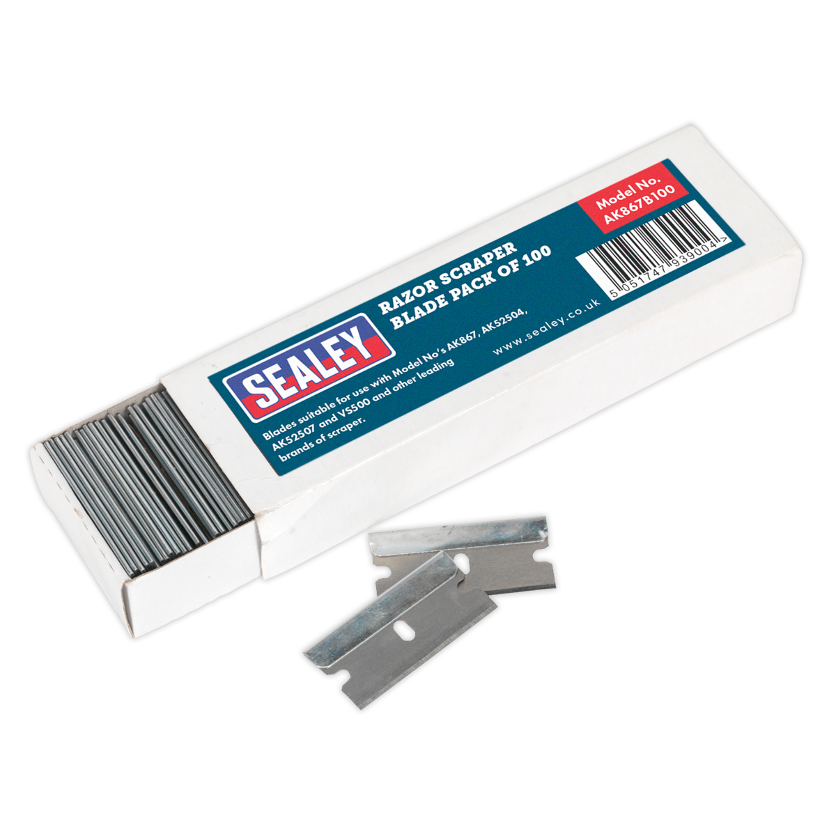 Razor Scraper Blade - Pack of 100