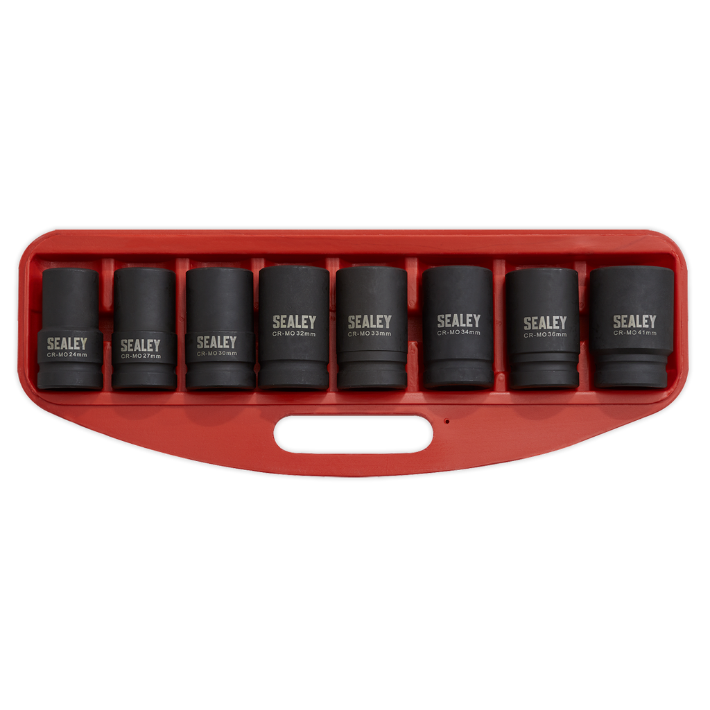Premier Deep Impact Socket Set 1"Sq Drive 8pc
