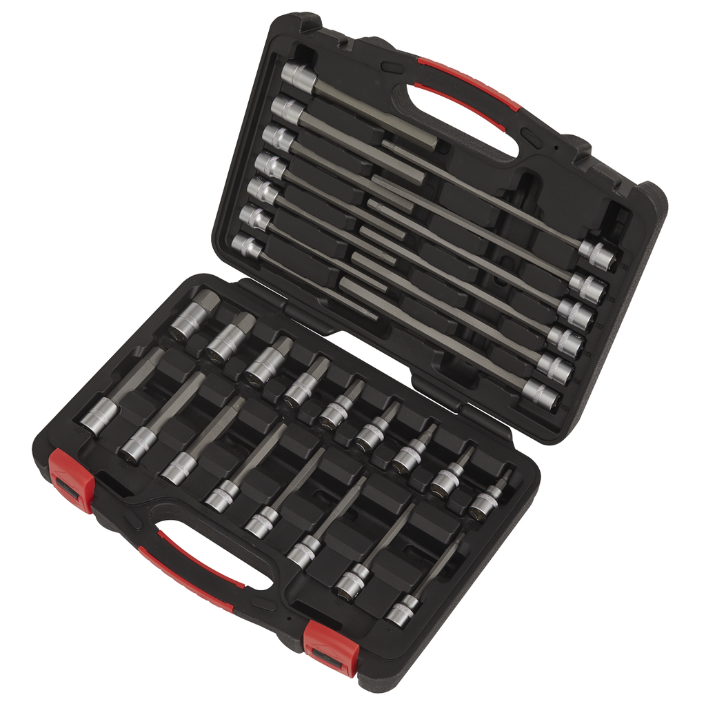 Premier Platinum Hex Socket Bit Set 3/8"Sq Drive 30pc