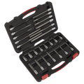 Premier Platinum Spline Socket Bit Set 3/8"Sq Drive 26pc