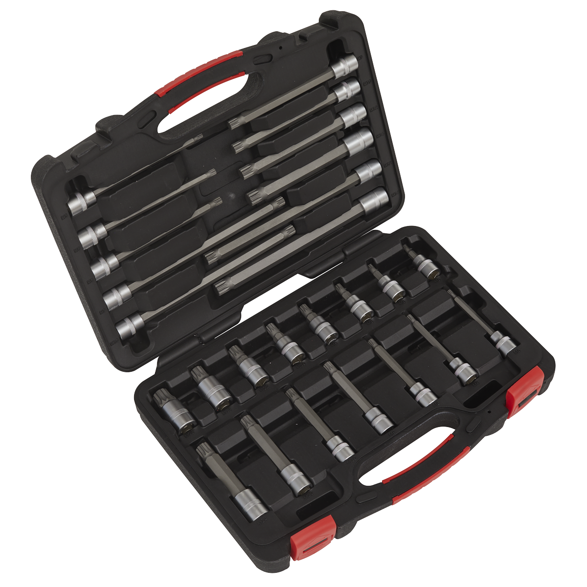 Premier Platinum Spline Socket Bit Set 3/8"Sq Drive 26pc