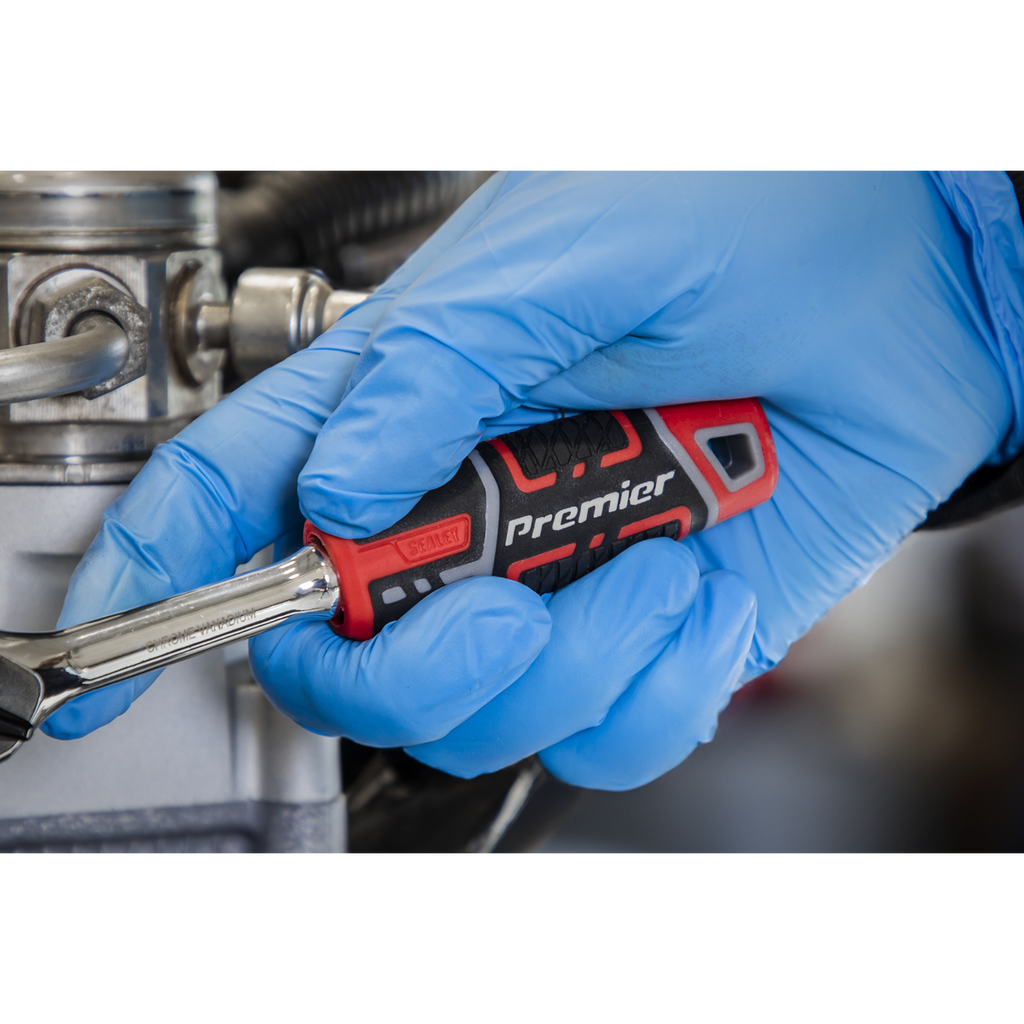 Premier Ratchet Wrench with Flip Reverse 1/4"Sq Drive