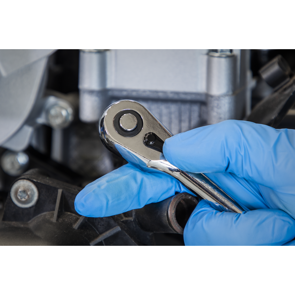 Premier Ratchet Wrench with Flip Reverse 1/4"Sq Drive