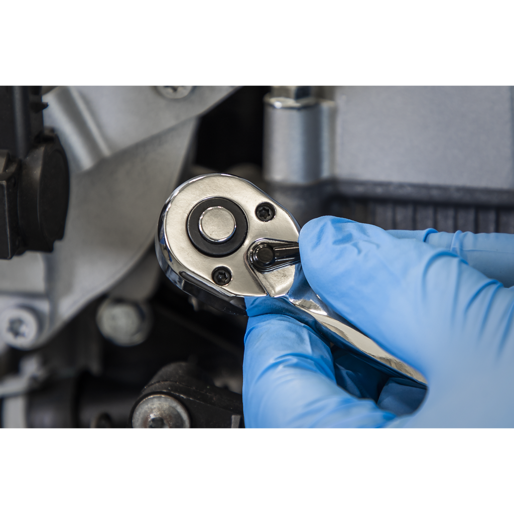 Premier Offset Ratchet Wrench with Flip Reverse 1/4"Sq Drive