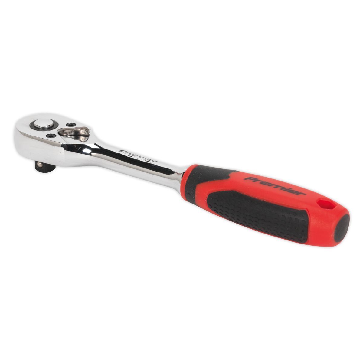 Premier Pear-Head Ratchet Wrench with Flip Reverse 1/4"Sq Drive