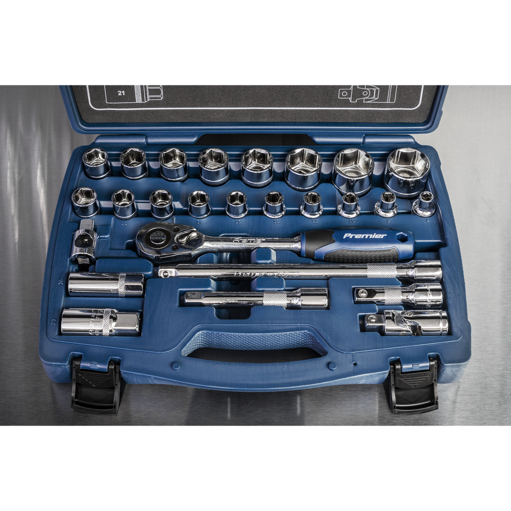 Premier Socket Set 1/2"Sq Drive 26pc