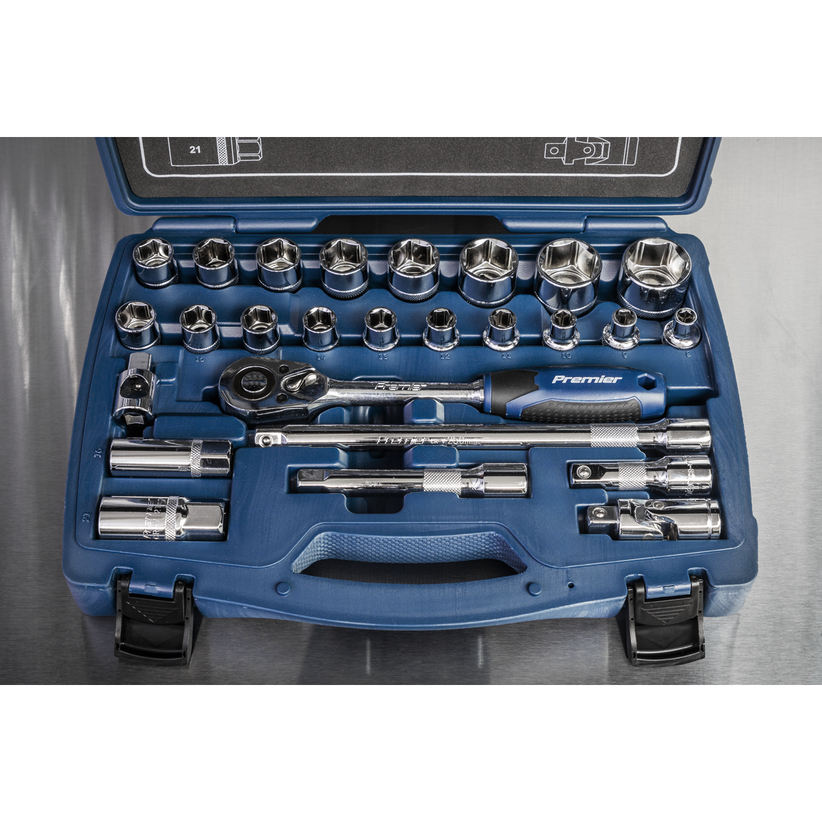 Premier Socket Set 1/2"Sq Drive 26pc