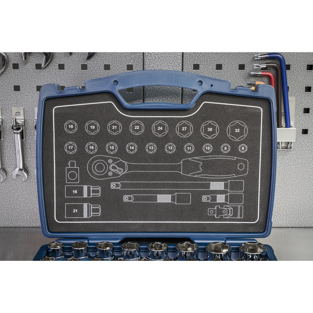 Premier Socket Set 1/2"Sq Drive 26pc