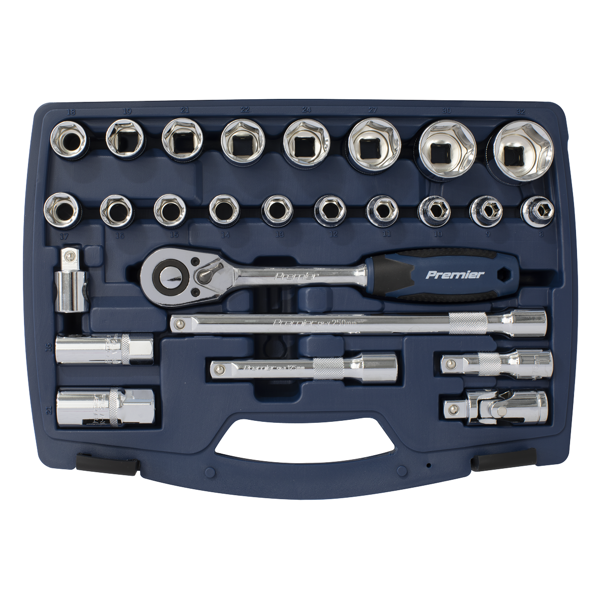 Premier Socket Set 1/2"Sq Drive 26pc