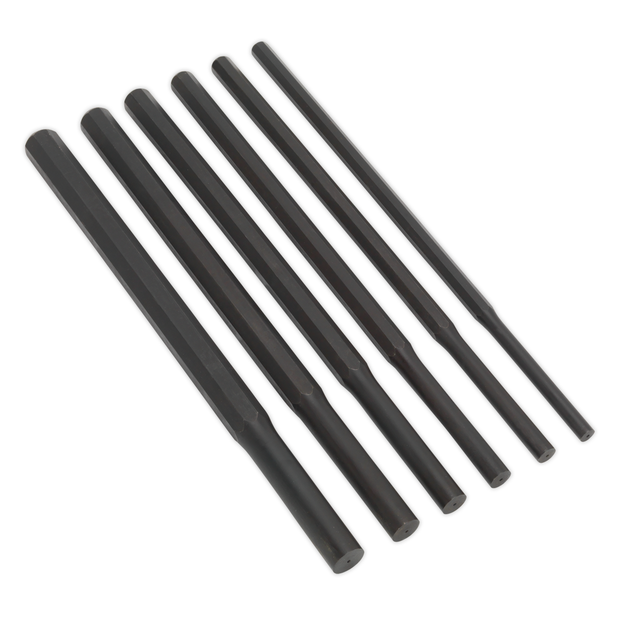 Premier Heavy-Duty Parallel Pin Punch Set 6pc