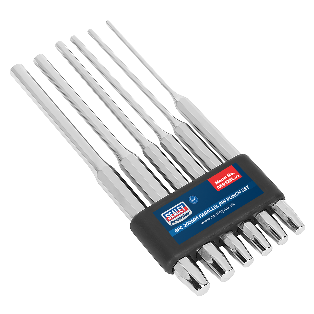 Premier Long Parallel Pin Punch Set 6pc