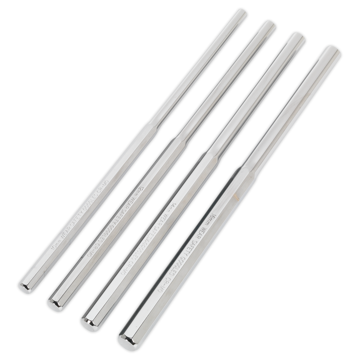 Premier Extra-Long Parallel Pin Punch Set 4pc
