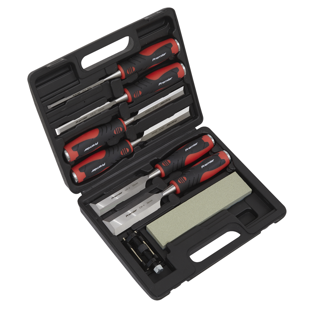 Premier Hammer-Thru Wood Chisel Set 8pc