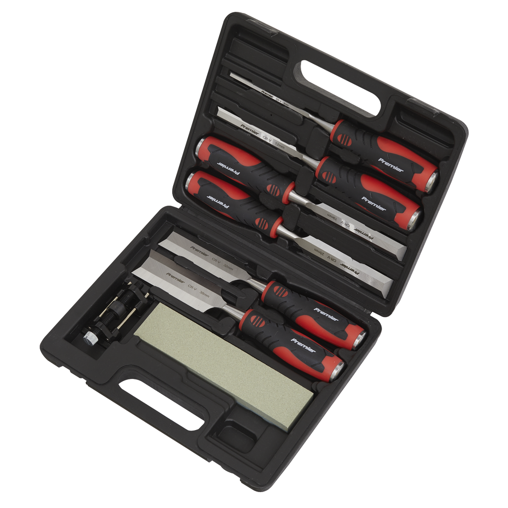 Premier Hammer-Thru Wood Chisel Set 8pc