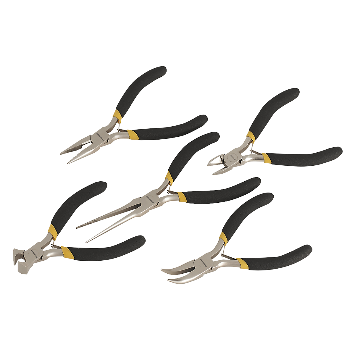Premier Mini Pliers Set Ni-Fe Finish 5pc
