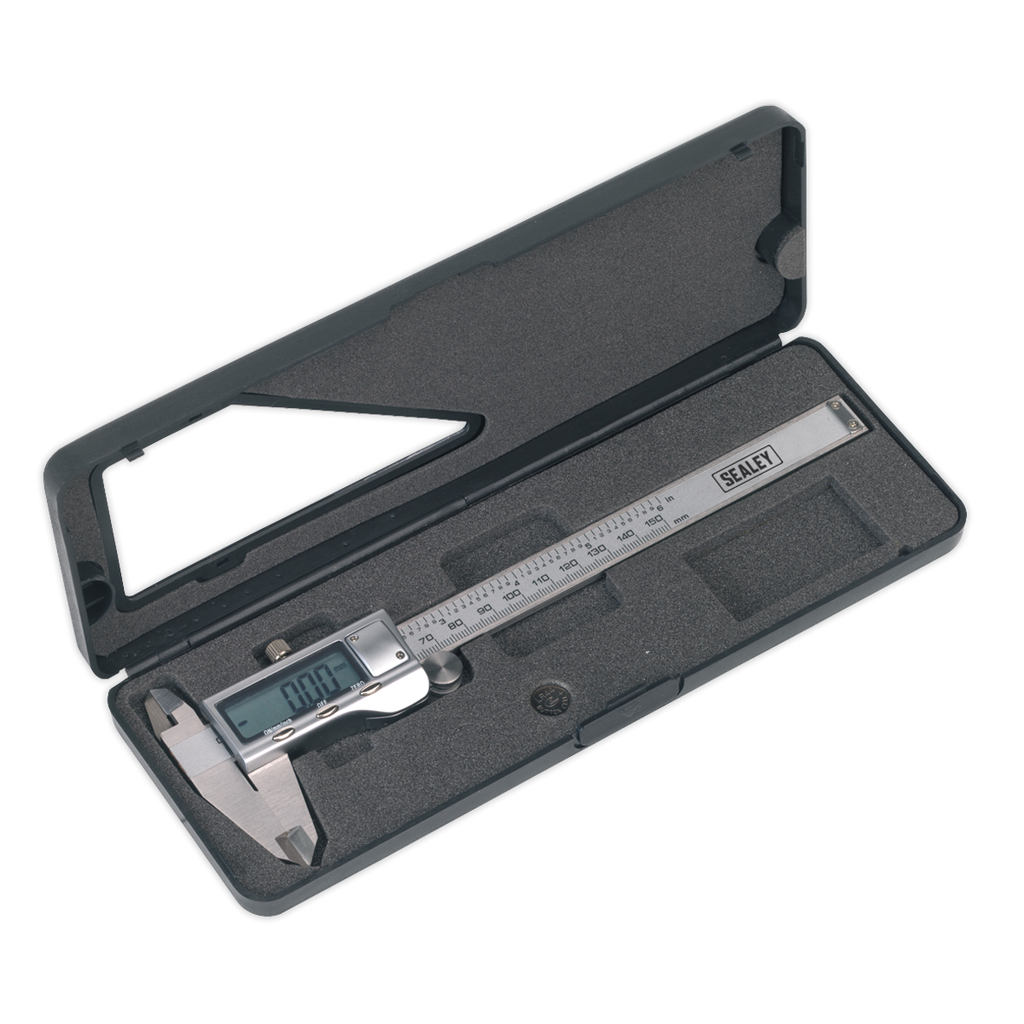 Premier Stainless Steel Digital Vernier Caliper 0-150mm(0-6"