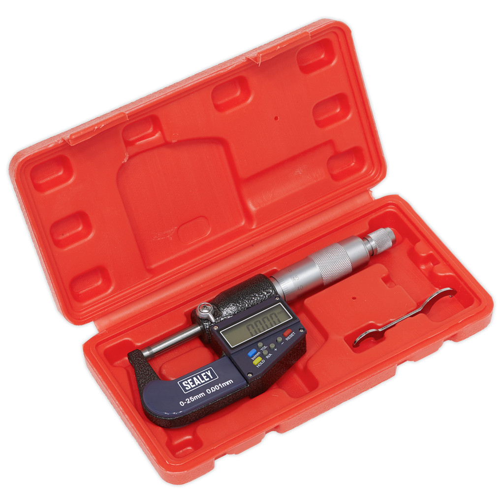 Digital External Micrometer 0-25mm (AK9635D)