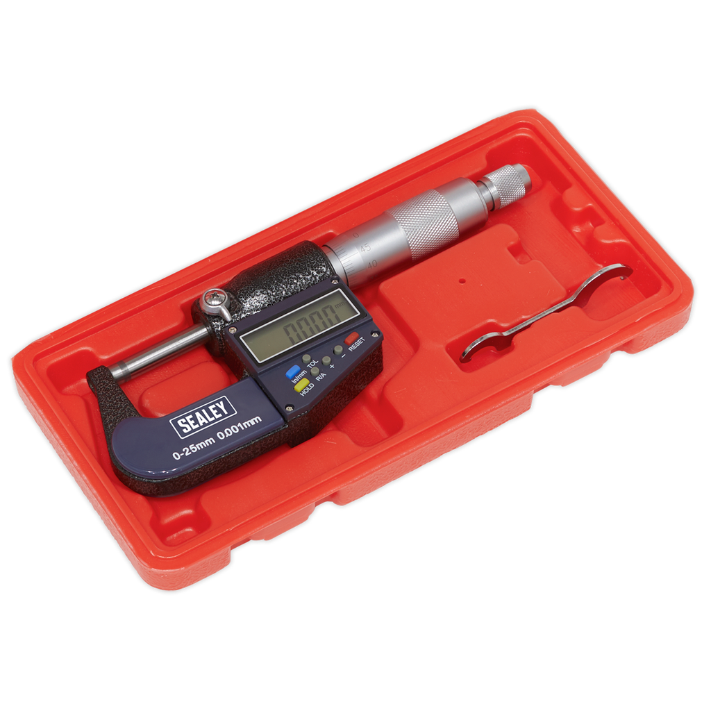 Digital External Micrometer 0-25mm (AK9635D)