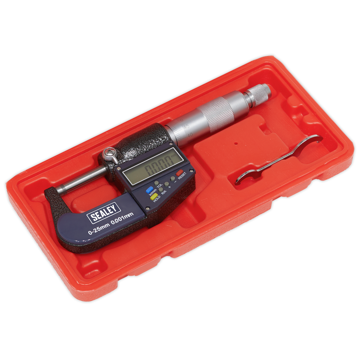 Digital External Micrometer 0-25mm (AK9635D)
