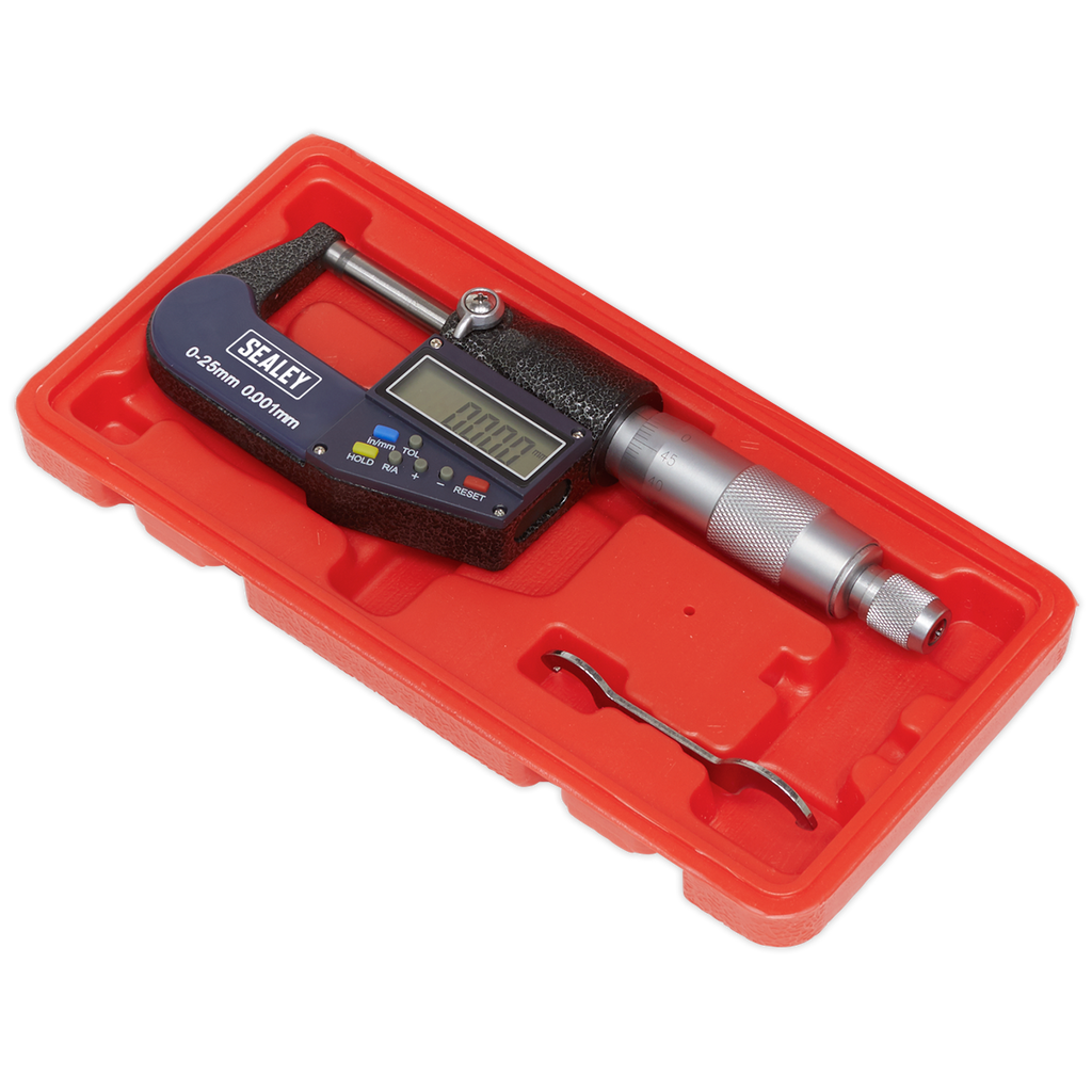 Digital External Micrometer 0-25mm (AK9635D)