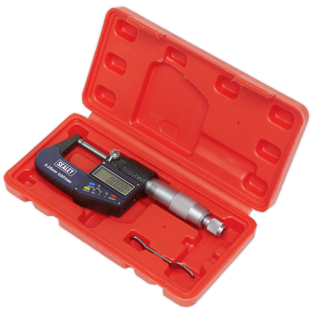 Digital External Micrometer 0-25mm (AK9635D)