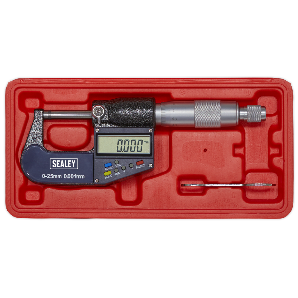 Digital External Micrometer 0-25mm (AK9635D)
