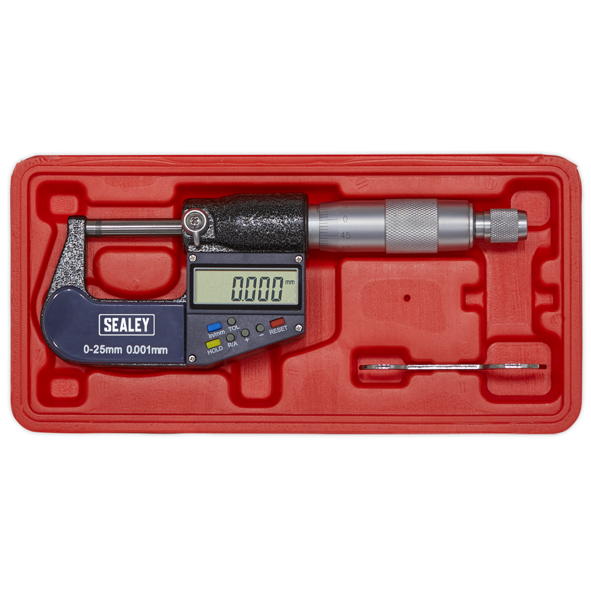 Digital External Micrometer 0-25mm (AK9635D)