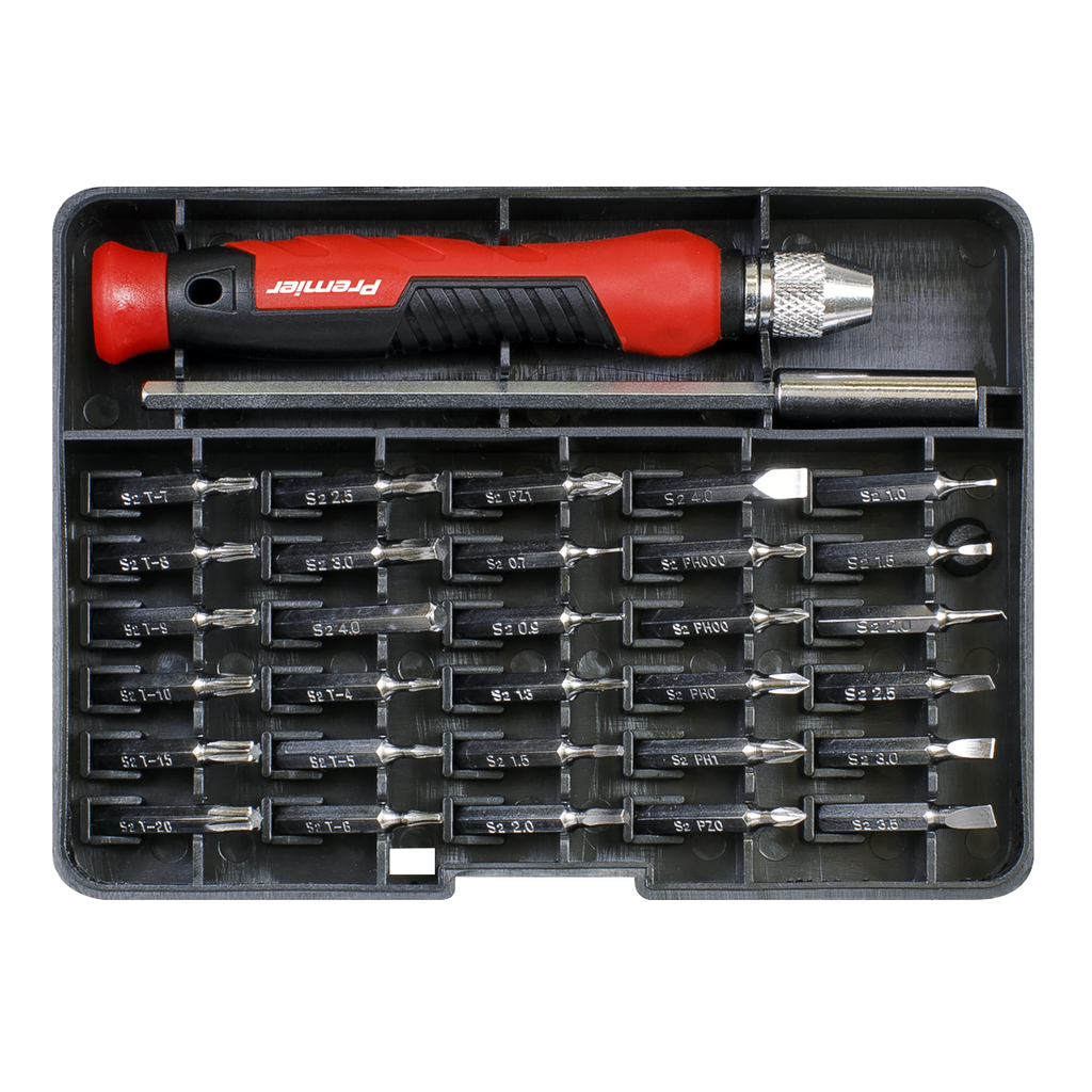 Premier Precision Bit Screwdriver Set 32pc