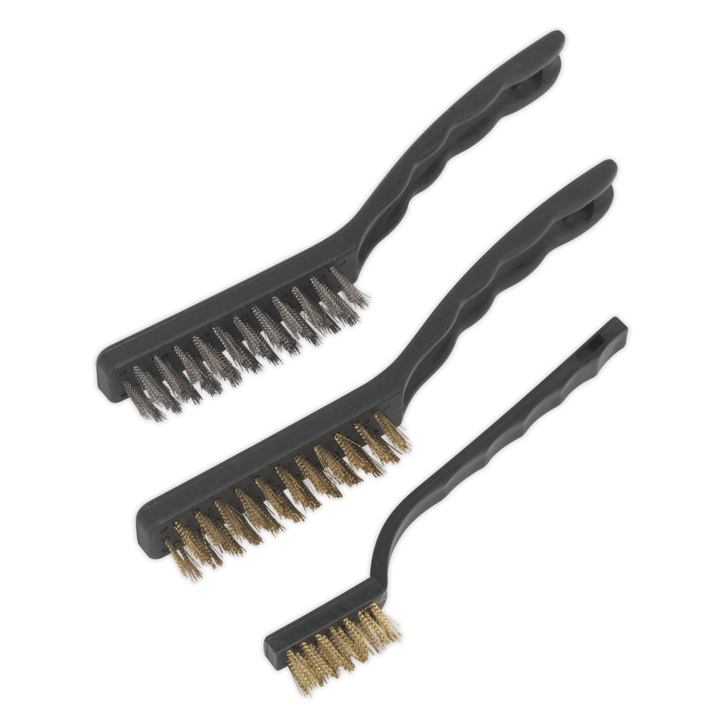 Auto Engineer's Wire Brush Set 3pc