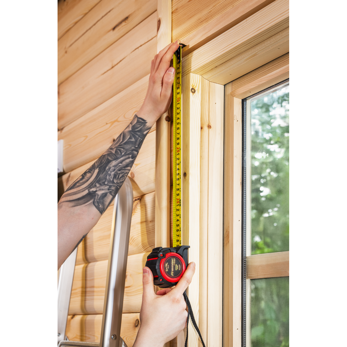Premier Metric/Imperial Tape Measure Extra-Wide Blade 5m(16f