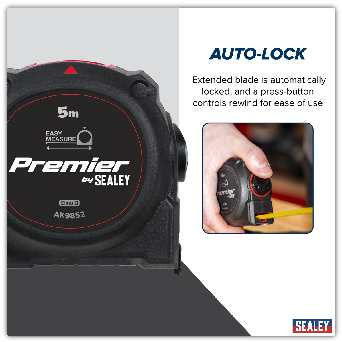 Premier Window Tape Measure 5m x 19mm