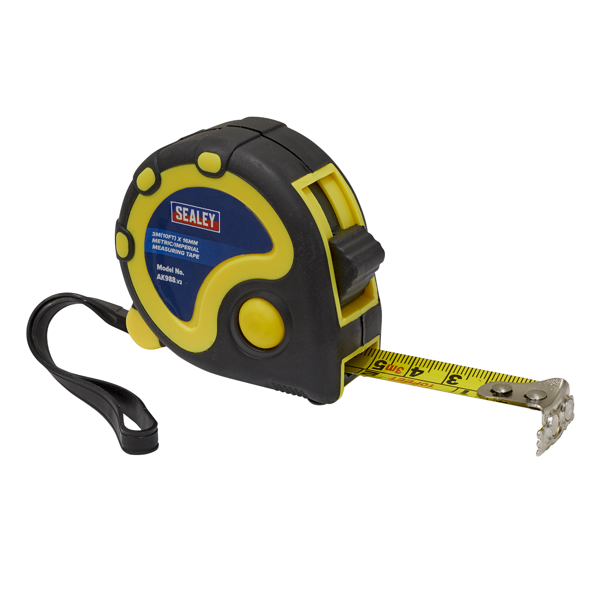 Metric/Imperial Rubber Tape Measure 3m(10ft) x 16mm