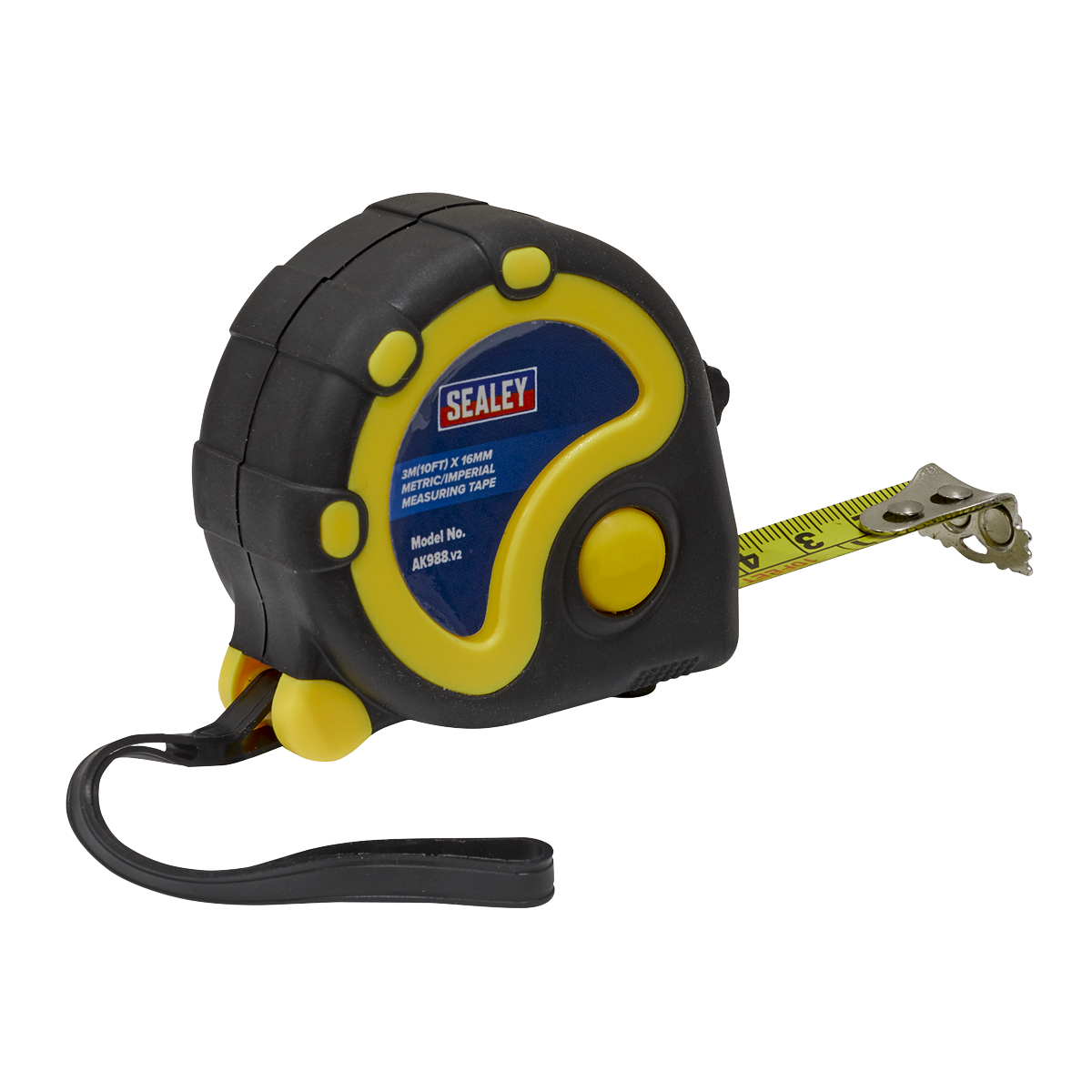 Metric/Imperial Rubber Tape Measure 3m(10ft) x 16mm