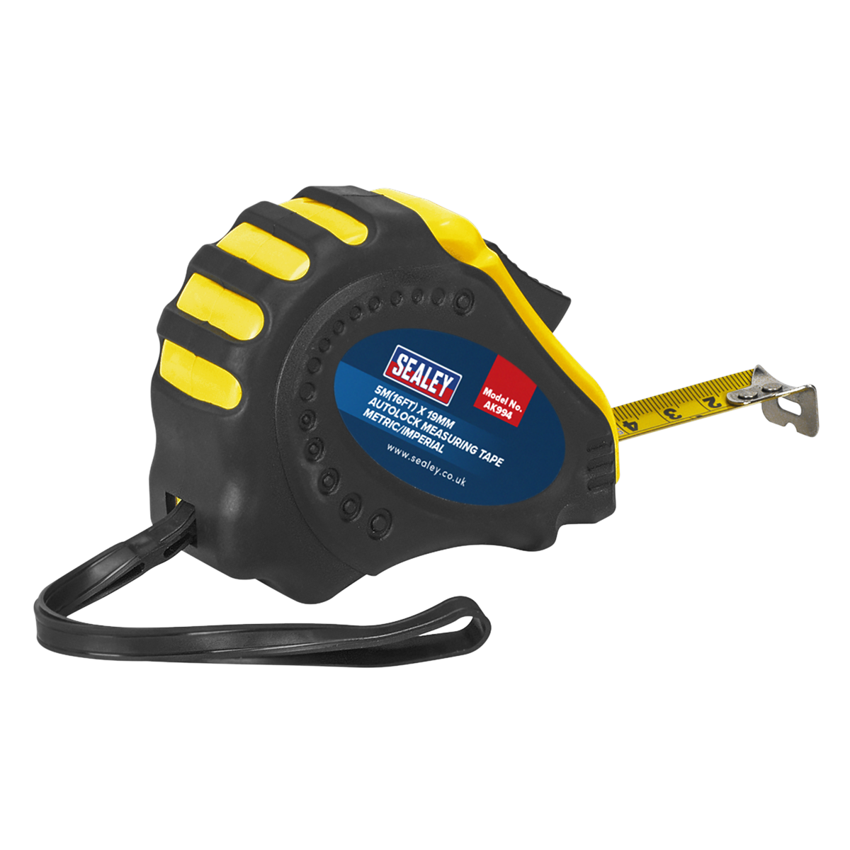 Metric/Imperial Auto Lock Tape Measure 5m(16ft) x 19mm