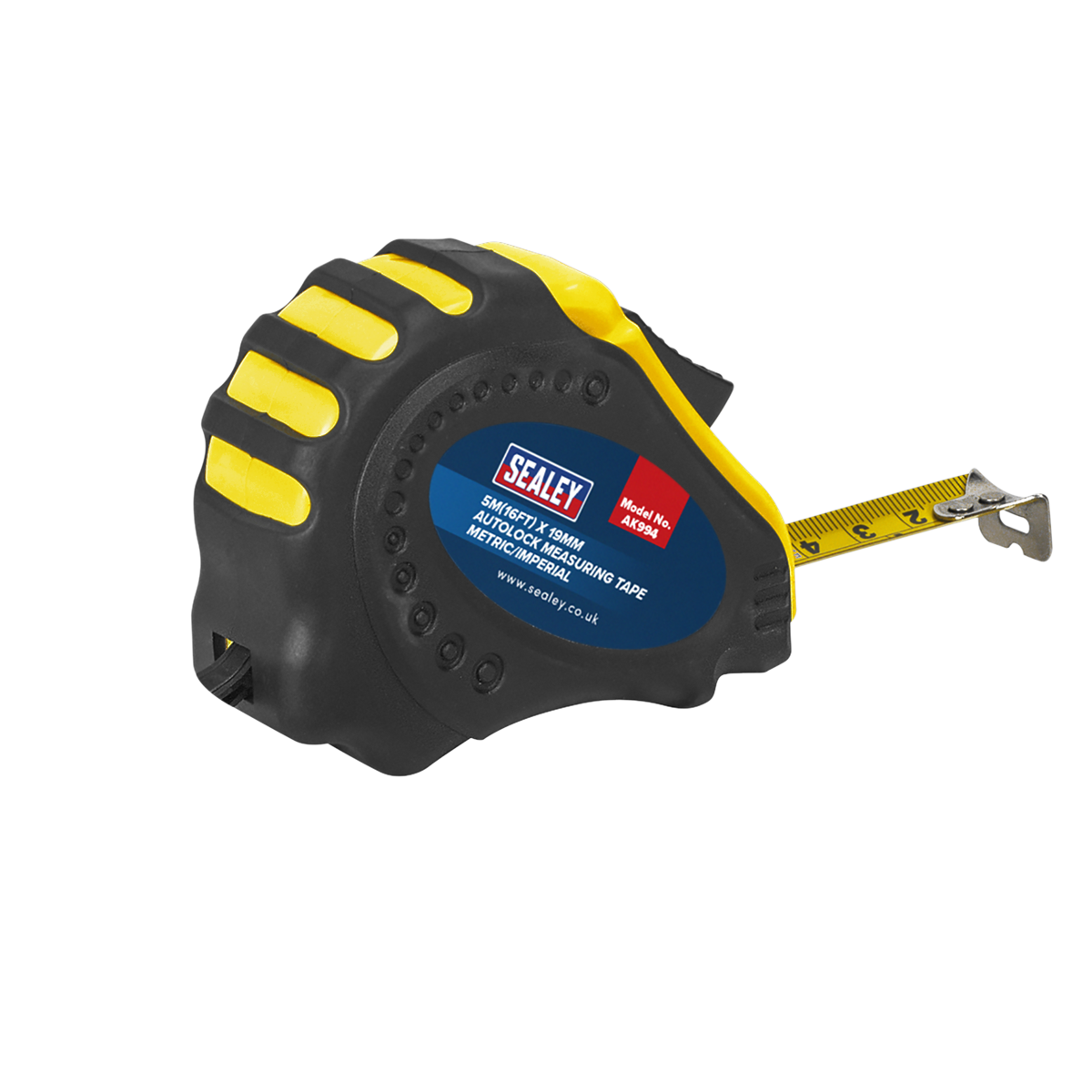 Metric/Imperial Auto Lock Tape Measure 5m(16ft) x 19mm