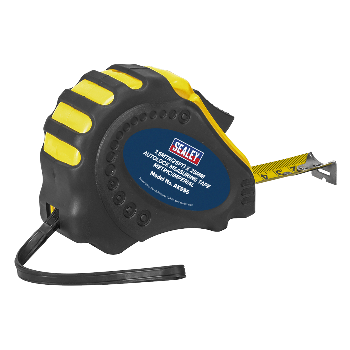 Metric/Imperial Auto Lock Tape Measure 7.5m(25ft) x 25mm