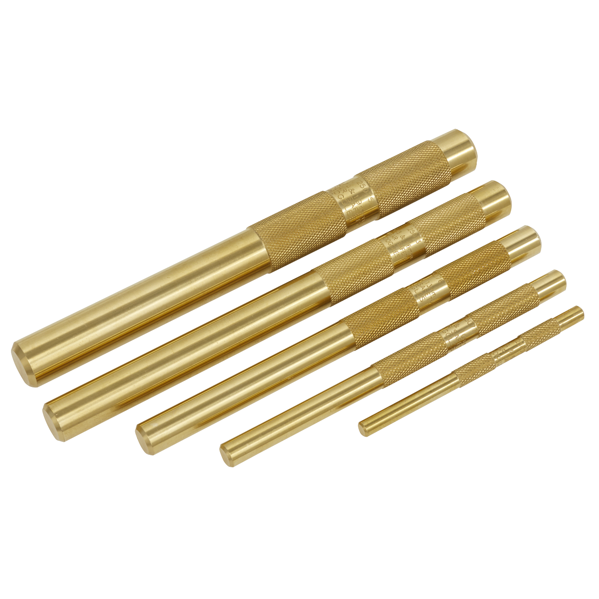 Brass Punch Set 5pc
