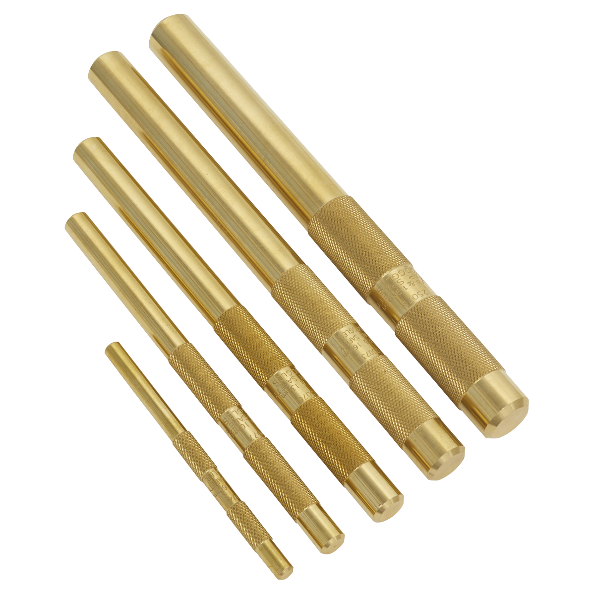 Brass Punch Set 5pc