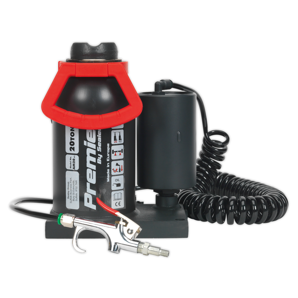 Premier Manual/Air Hydraulic Bottle Jack 20 Tonne