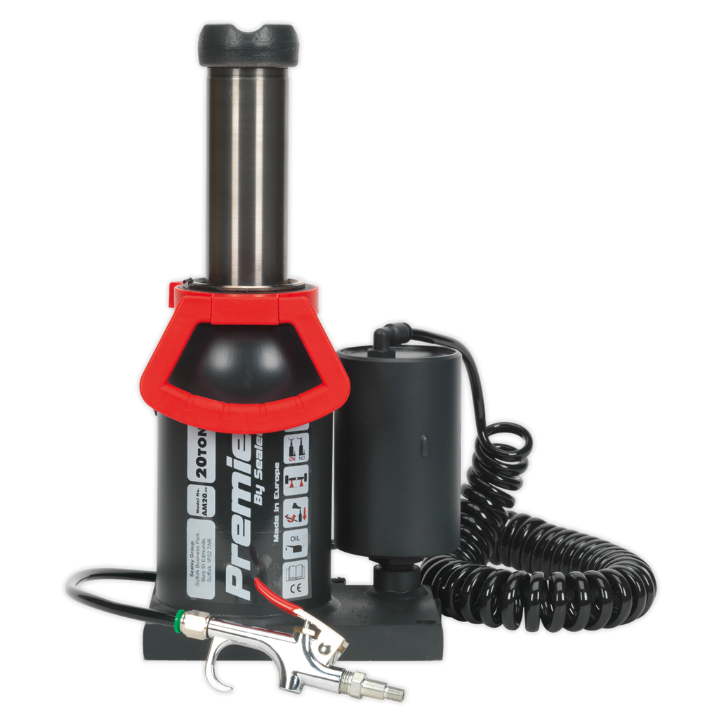 Premier Manual/Air Hydraulic Bottle Jack 20 Tonne