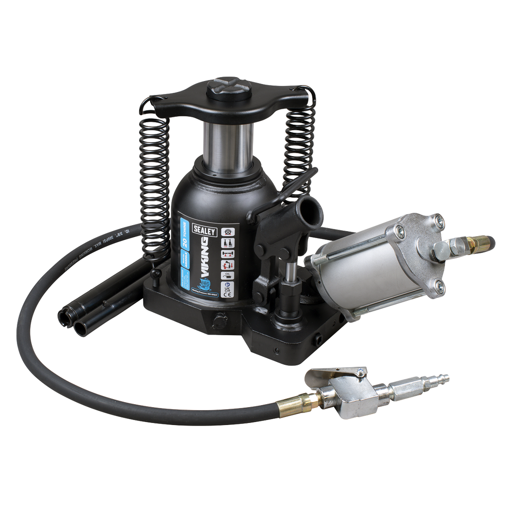 Sealey AM20SLE Viking Professional Manual/Air Hydraulic Bottle Jack, 20 Tonne Capacity